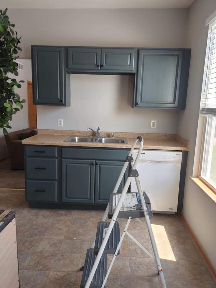 new cabinet painting refinishing