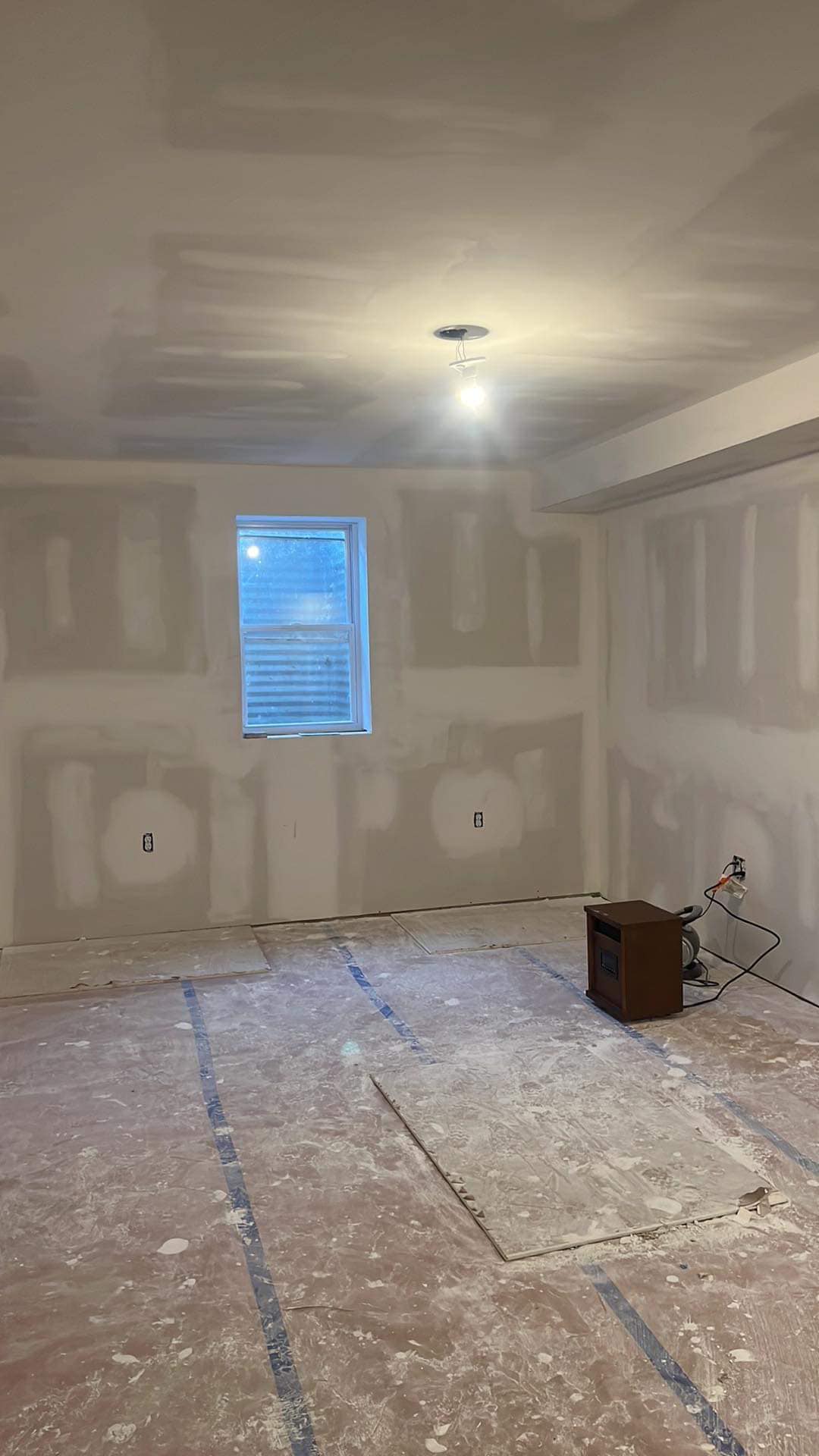 drywall repair project